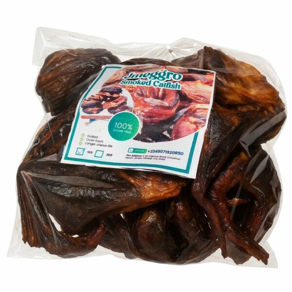 1KG Smoked Catfish – Stone-Free, Oven-Fresh, Gut-Free
