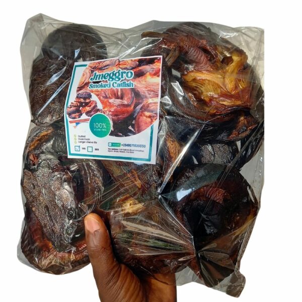 1KG Smoked Catfish – Stone-Free, Oven-Fresh, Gut-Free